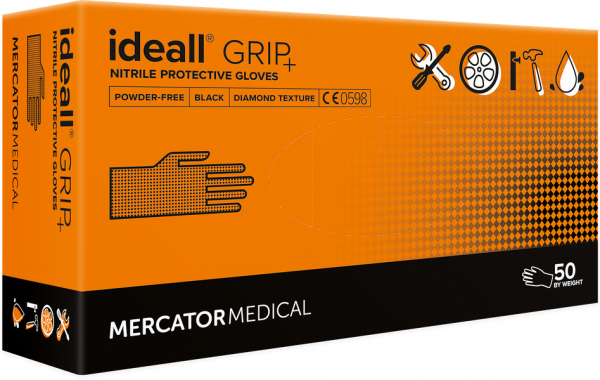 Нитрилни ръкавици за индустрията IDEALL  GRIP+